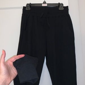 Zyia Active black waffle jogger
